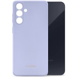 Mobilize Rubber Gelly Samsung Galaxy A35 Hülle Flexibles TPU Backcover - Pastel Purple
