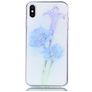 Mobigear Design iPhone XS Max Hülle Flexibles TPU Backcover - Lila Blume