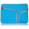 Mobigear Double Zipper Neopren Laptop Sleeve 15 - 16 Zoll Laptop Hülle - Blau