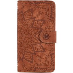 Mobigear Mandala Samsung Galaxy A30s Klapphülle Portemonnaie - Braun