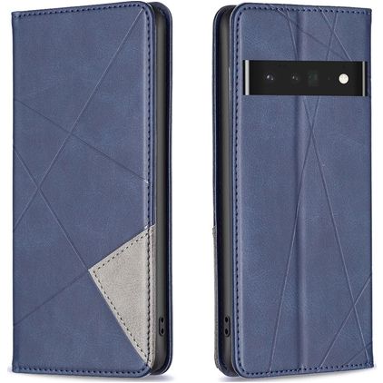 Mobigear Rhombus Slim Google Pixel 7 Pro Klapphülle - Blau