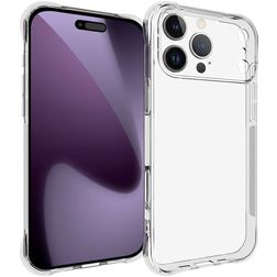Mobigear Cushion Durchsichtig iPhone 17 Pro Max Hülle Flexibles TPU Backcover - Transparent