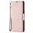 Mobigear Litchi Texture Wallet Book Case Rose Gold Samsung Galaxy A12