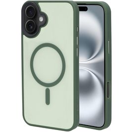 Mobiparts Hardcover iPhone 16 Plus MagSafe Hülle Hardcase Backcover - Satin Green