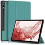 Mobigear Tri-Fold Samsung Galaxy Tab S9 Plus Hülle Klapphülle + Stifthalter - Grün