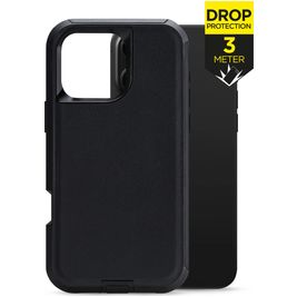 Mobilize Defender iPhone 16 Pro Hülle Hardcase Backcover Stoßfest - Schwarz