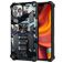 Mobigear Armor Stand iPhone 13 Pro Max Hülle Hardcase Backcover Stoßfest mit Ständer - Marineblau