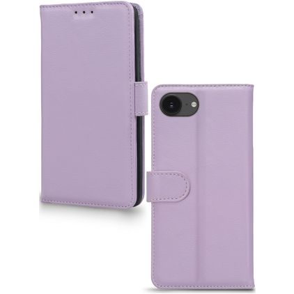 Mobilize Premium Gelly iPhone 17e Hülle Klapphülle Geldbörse - Lila