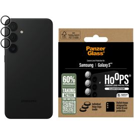 PanzerGlass Hoops Samsung Galaxy S25 Gehärtetes Glas Kameralinsen Schutz - Hüllenfreundlich