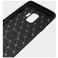 Mobigear Brushed Slim Samsung Galaxy S9 Hülle Flexibles TPU Backcover - Schwarz