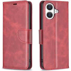 Mobigear Excellent iPhone 17 Klapphülle Portemonnaie - Rot