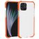 Mobigear Full Bumper iPhone 12 Pro Max Hülle Hardcase Backcover Stoßfest - Transparent / Orange