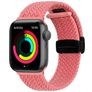 Mobigear Braided Mag Nylon Apple Watch Armband Magnetverschluss - 49/46/45/44 mm - Pink