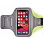 Mobigear Easy Fit Handyhalterung Joggen iPhone 11 Pro Max Sporthülle Neopren Sportarmband - Grün
