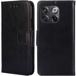 Mobigear Wallet OnePlus 10T Hülle Klapphülle Geldbörse - Schwarz