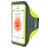 Mobiparts Comfort Fit Handyhalterung Joggen iPhone SE (2016) Sporthülle Neopren Sportarmband - Neon Green