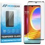 Mobigear Curved LG Velvet Panzerglas Gehärtetes Glas Displayschutz - Hüllenfreundlich - Schwarz