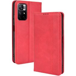 Mobigear Sensation POCO M4 Pro 5G Hülle Klapphülle Geldbörse - Rot