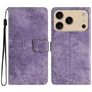 Mobigear Butterfly iPhone 17 Pro Max Hülle Klapphülle Geldbörse - Lila