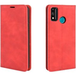 Mobigear Retro Slim HONOR 9X Lite Hülle Klapphülle Geldbörse - Rot