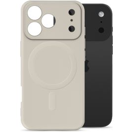 My Style Protective Flex iPhone 17 Pro Max MagSafe Hülle Flexibles TPU Backcover - Antique White