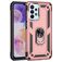 Mobigear Armor Ring Samsung Galaxy A23 Hülle Hardcase Backcover Stoßfest mit Ringhalter - Roségold