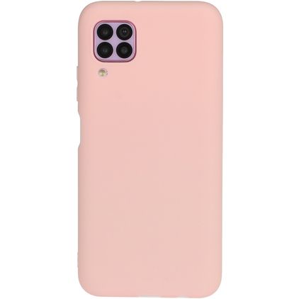 Mobigear Colors Huawei P40 Lite Hülle Flexibles TPU Backcover - Pink