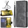 Mobigear Excellent Motorola Moto E32 Hülle Klapphülle Geldbörse - Schwarz