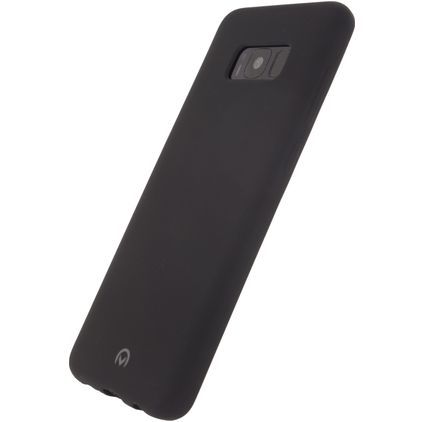 Mobilize Rubber Gelly Samsung Galaxy S8 Plus TPU (flexibel) Backcover - Schwarz