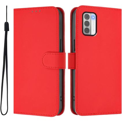 Mobigear Urban Wallet Nokia G42 Hülle Klapphülle Geldbörse - Rot