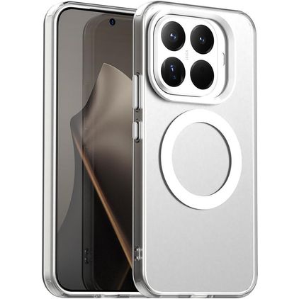 Mobigear Shockproof Xiaomi 15T Pro MagSafe Hülle Hardcase Backcover - Weiß