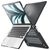 Mobigear Shockproof Pro MacBook Air 13 Zoll (2022-2025) Hardcase Hülle MacBook Case - Schwarz - Model A2681 / A3113 / A3240