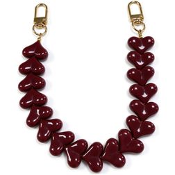 Mobigear Kunststoff Heart Verstellbare Universal-Handykette - Ruby Red