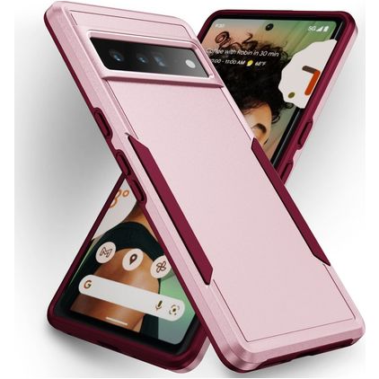 Mobigear Heavy Armor Google Pixel 7 Pro Hülle Hardcase Backcover Stoßfest - Pink