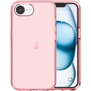 Mobigear Crystal iPhone 16e Hülle Hardcase Backcover - Pink