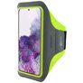 Mobiparts Comfort Fit Handyhalterung Joggen Samsung Galaxy S20 Sporthülle Neopren Sportarmband - Neon Green