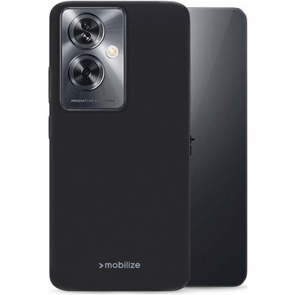 Mobilize Rubber Gelly OnePlus Nord N30 SE Hülle Flexibles TPU Backcover - Matt Black