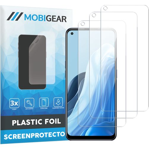 Mobigear OPPO Find X5 Lite Displayschutz Schutzfolie - Hüllenfreundlich (3er Pack)