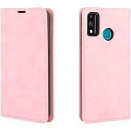 Mobigear Retro Slim HONOR 9X Lite Hülle Klapphülle Geldbörse - Pink