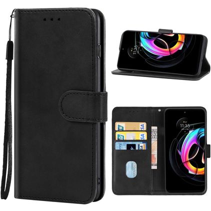 Mobigear Wallet Motorola Edge 30 Neo Hülle Klapphülle Geldbörse - Schwarz