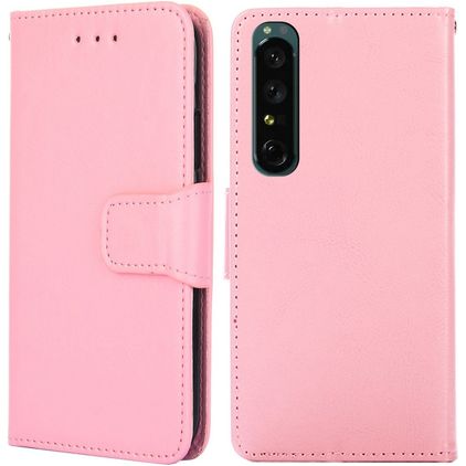Mobigear Wallet Sony Xperia 1 IV Hülle Klapphülle Geldbörse - Pink
