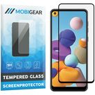 Mobigear Premium Samsung Galaxy A21 Panzerglas Gehärtetes Glas Displayschutz - Hüllenfreundlich - Schwarz