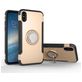 Mobigear Armor Ring iPhone XS Hülle Hardcase Backcover Stoßfest mit Ringhalter - Gold