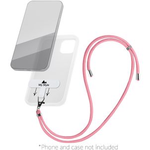 My Style Lanyard Universal-Handykette einstellbar - Pink