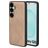 Mobiparts Classic Samsung Galaxy S25 MagSafe TPU / Kunstleder Backcover - Moonstone Beige