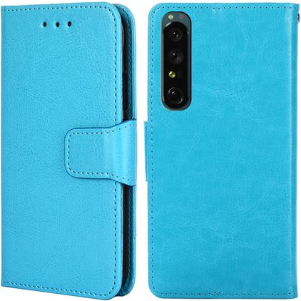Mobigear Wallet Sony Xperia 1 IV Klapphülle Portemonnaie - Blau