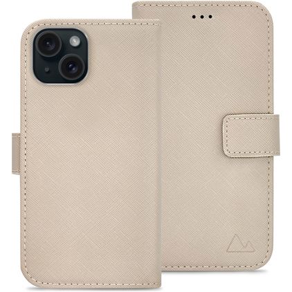 My Style Flex Wallet iPhone 14 Hülle Klapphülle Geldbörse - Warm Taupe