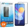 Mobigear Premium Vivo Y52 Panzerglas Gehärtetes Glas Displayschutz - Hüllenfreundlich - Schwarz (3er Pack)