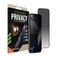 Striker Xtreme Impact Privacy iPhone 16 Pro Panzerglas Displayschutz - Hüllenfreundlich - Schwarz
