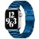 Mobigear Antwerp Edelstahl Apple Watch Armband Faltschließe - 42/41/40/38 mm - Blau